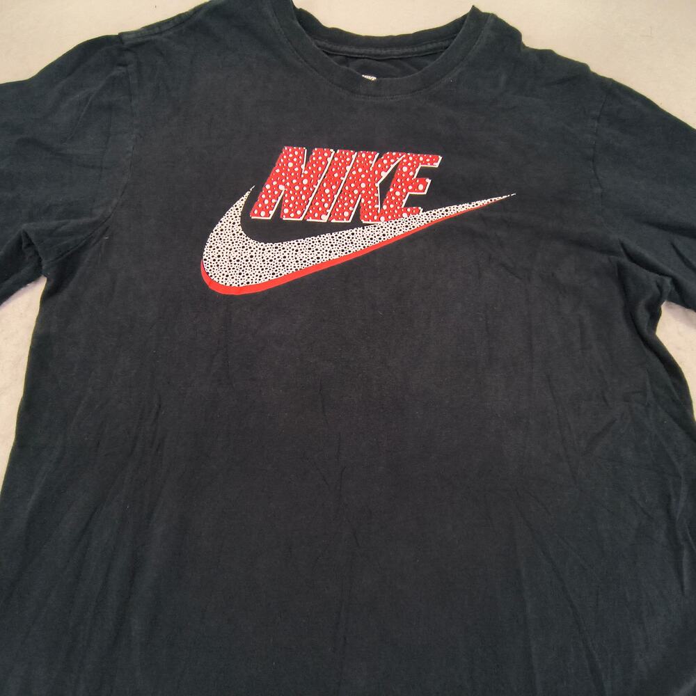 Nike Tee Short Sleeve Crew Neck Shirt Mens Size Small S Black Red White